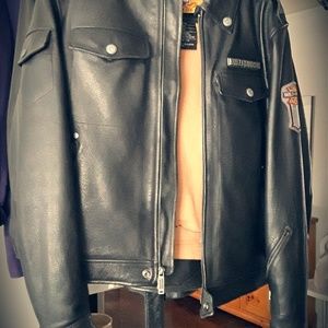 Harley Jacket & Custom/Chaps with Sterling Silver